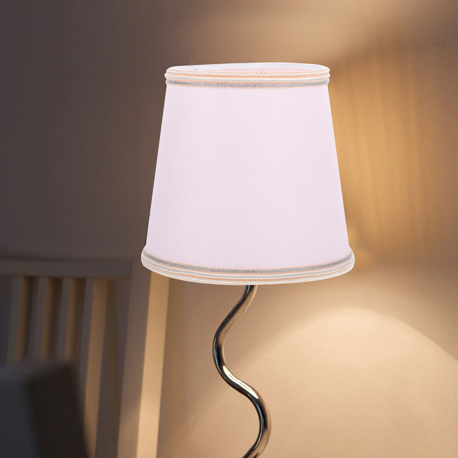 

Cloth Lampshade E27/E14 Socket Drum Style Fabric Lamp Cover For Desk Floor Wall Pendant Lights Indoor Decorative Shade