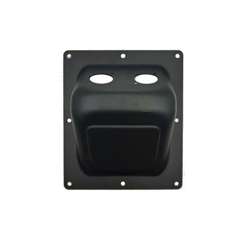 Super Sale Speaker Iron Junction Box 135x161mm Square Base Connector Wall Plate Cable Holder Loudspeaker Wire Connector Socket
