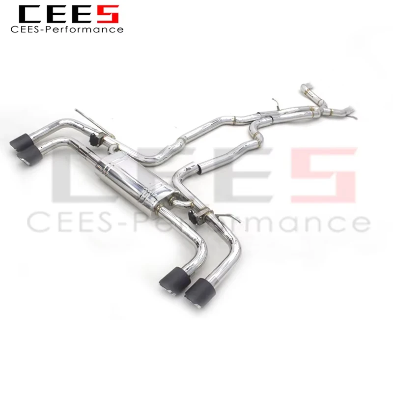 CEES Valved Catback Exhaust For PORSCHE Cayenne 958 4.8 2010-2016 Exhaust Pipe Muffler 304 Stainless Steel Exhaust Systems