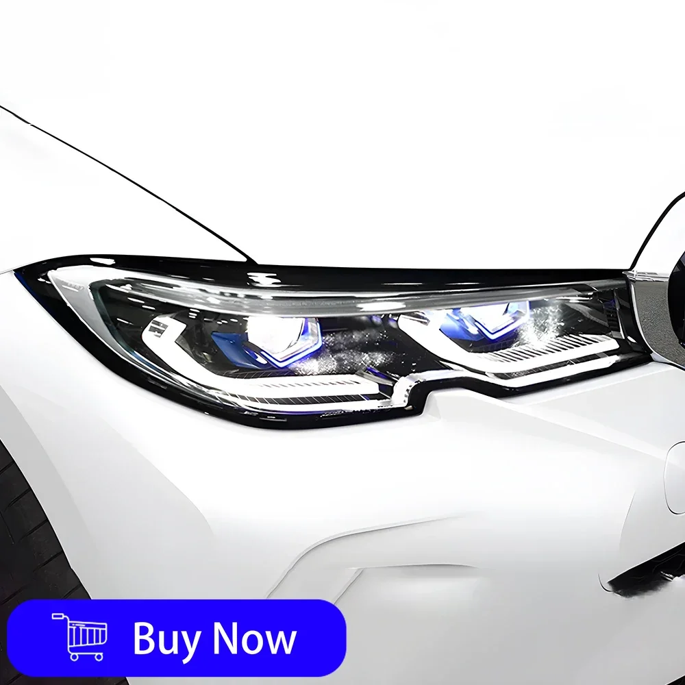 لسيارات BMW 3 Series G20 G28 320i 325i 330i 2020-2022 مجموعة المصابيح الأمامية للسيارات ترقية جهاز عرض وامض LED ملحقات العدسات