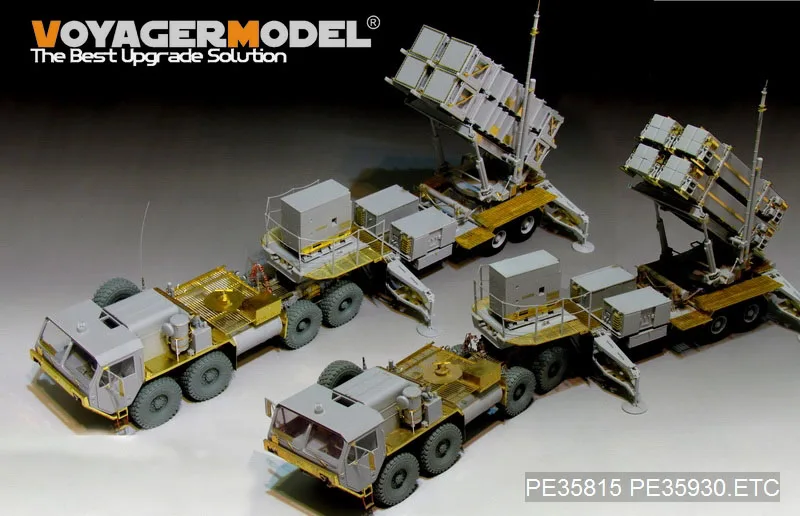 Voyager modello PE35930 1/35 Modern us M983 w/MIM-104F Patriot SAM System PAC-3 Basic (per TRUMPETER 01037)