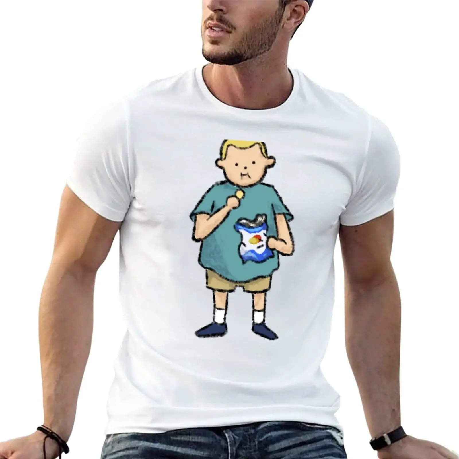 

New Bobby Potato Chip Hill T-Shirt tops shirts graphic tees funny t shirt Short sleeve tee heavyweight t shirts for men