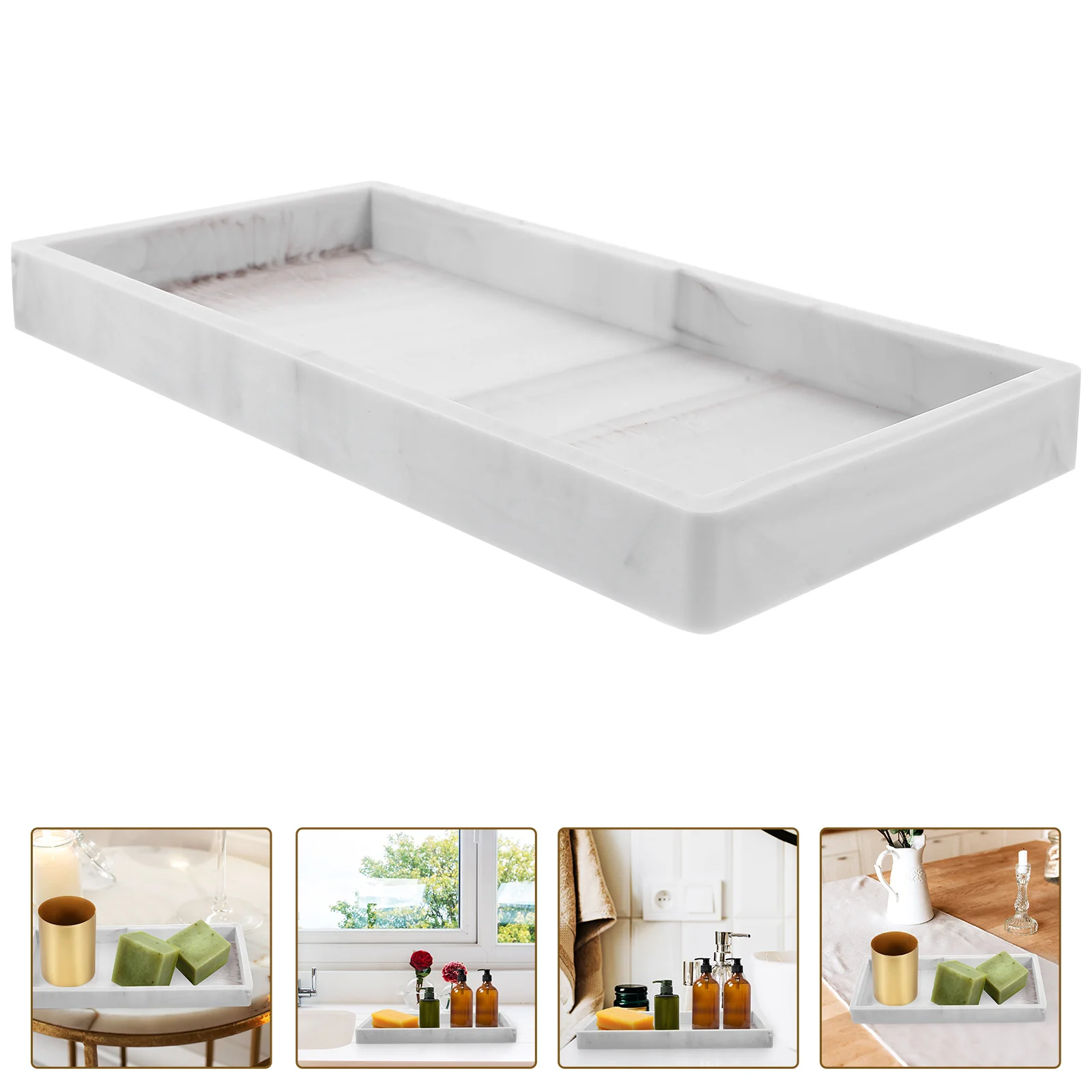 Dressers Bathroom Storage Tray Anti-fall Sink 2000X1000X180CM Kitchen for Soap Bottle Vanity Trays Counter Decorative