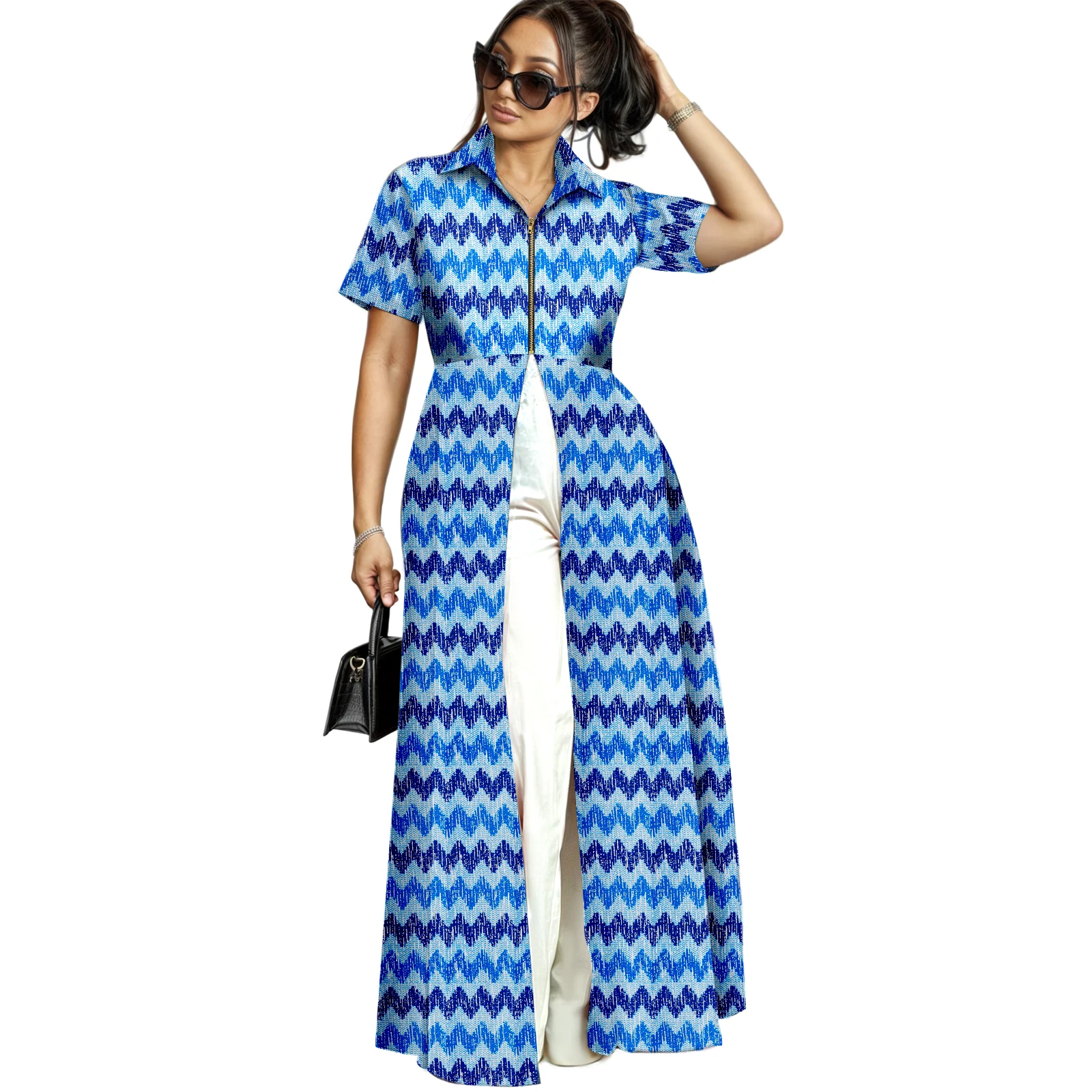 african-dresses-for-women-dashiki-wax-tops-gown-cardigan-kente-print-clothes-ankara-attire-party-wear