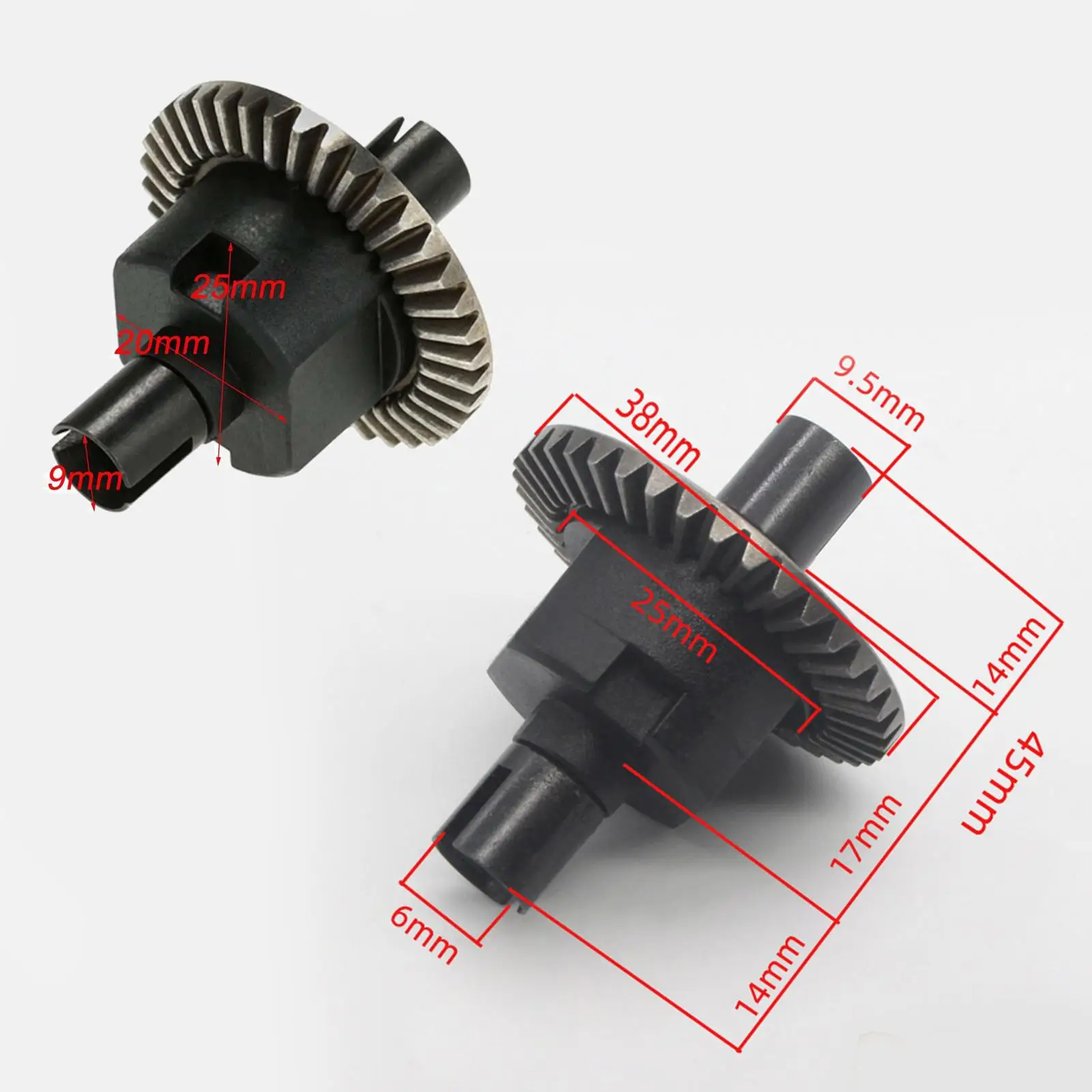 

Metal Differential Gear 38T for HSP 94122 94123 94106 1/10 RC Car Spare Part