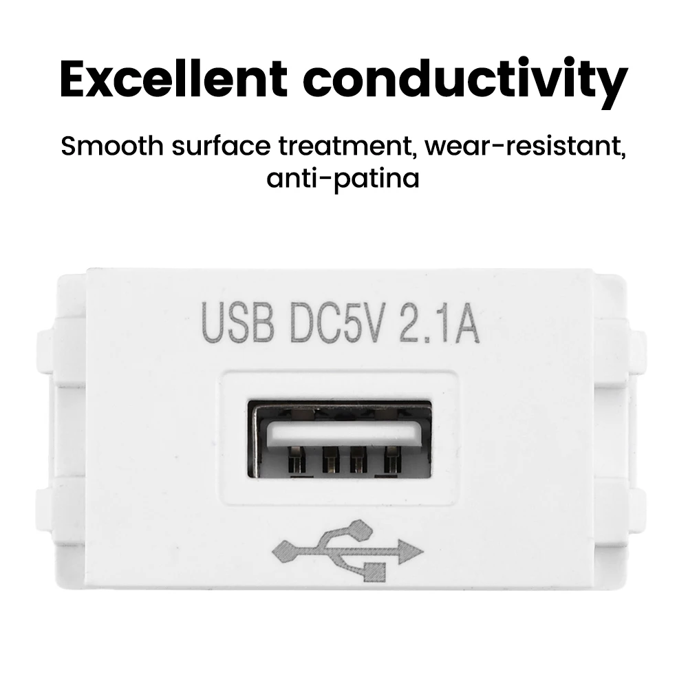 Mobile Phone Charging Panel USB Power Module 220V Socket 5V Transformer 2.1A USB Charging Power Socket Switching Adapter