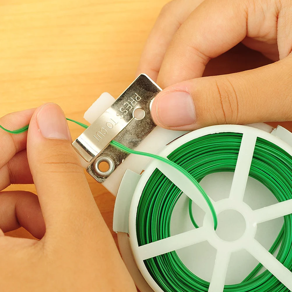 

Garden Cable Ties Flexible Horticultural Strapping Line Landscaping Wire for Trees Plants Vines Shrubs Flowers Bonsai Growing