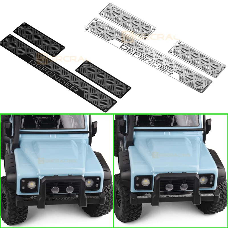

1 шт. металлический защитный декоративный лист для 1/10 RC гусеничного автомобиля MJX H8H DEFENDER аксессуары