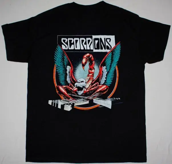 Scorpions Shirt Crazy World Black Size S-5XL Gift fans Shirt