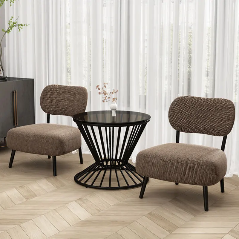 

France Cream Style Sofa Side Tables Nordic Luxury Casual Living Room Coffee Tables Minimalist Home Furniture Stolik Kawowy FYCT