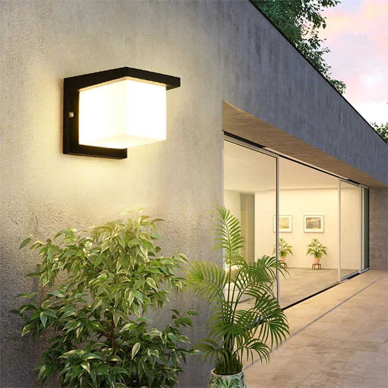 BERTH Contemporary LED Outdoor Wall Lamps Electric Simplicity Waterproof Balcony Hallway Courtyard Villa Gate Hotel
