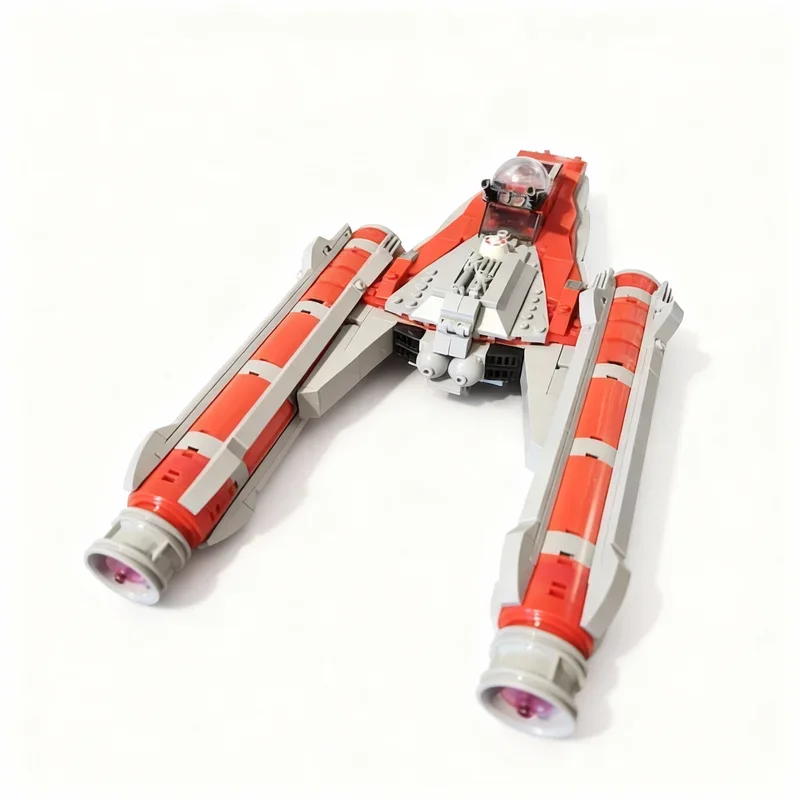 595pcs MOC Star Battle Clone Wars Republic Bomber Model Building Blocks Construction Toys Brick Festival Gifts Birthday view 3