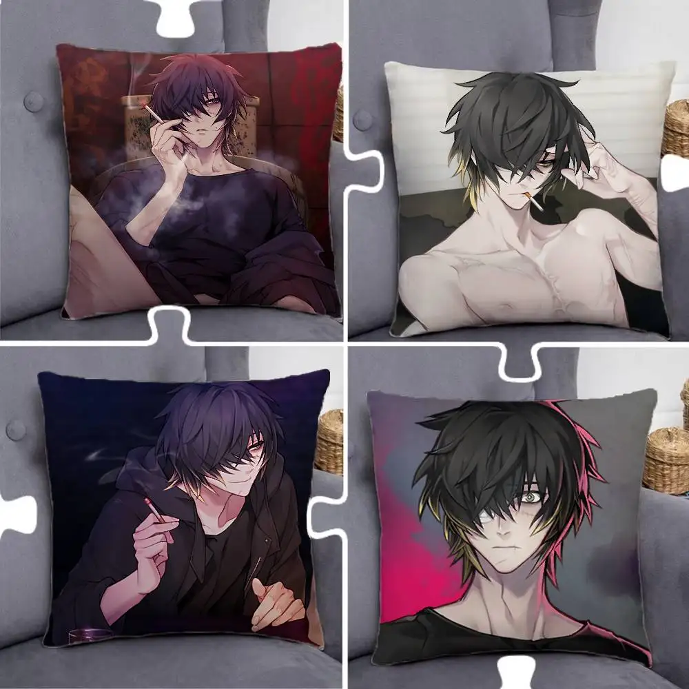 S-Slow T-Towa Damage Pillow Case For Home Bedroom Car Office Decoration Living Room Sofa Cushion Cover Suitable