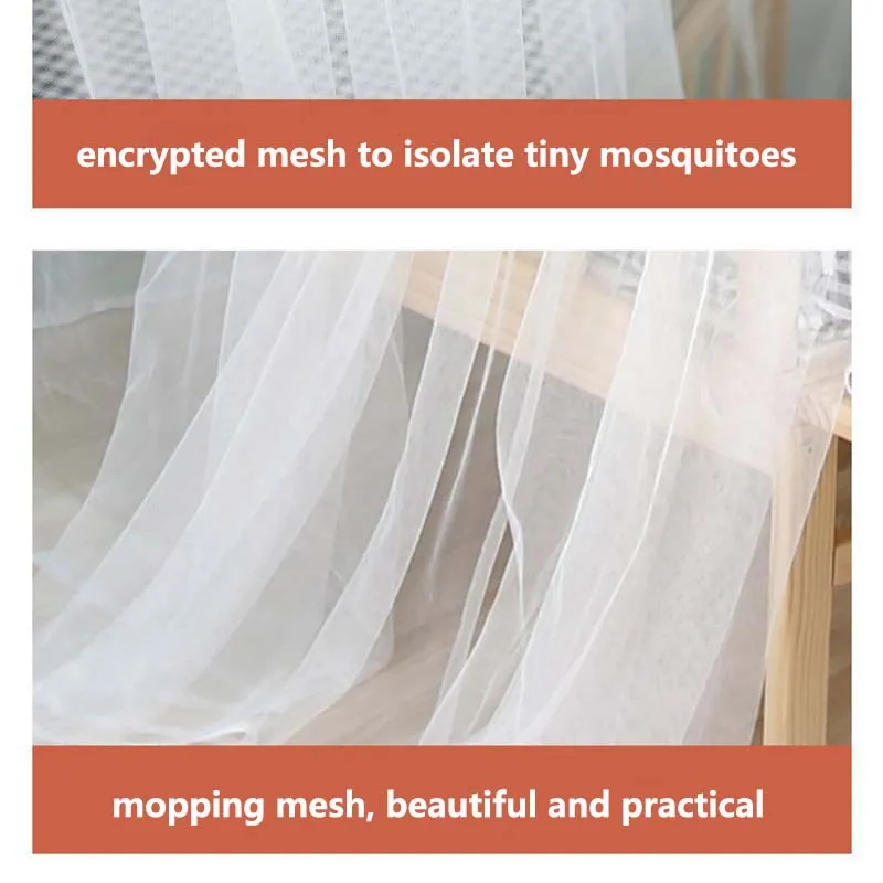 Baby Bed Mosquito Net Kids Outdoor Mosquito Nets Canopy Cradle Cribs Bed Mesh Insect Control Portable Baby Bed Sky Room Decor