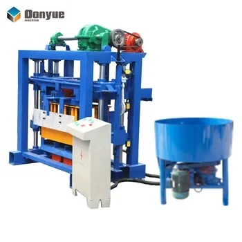 Small Machines to Make Money Huge Profit Qt40-2 Manual Brick Making Machine for Sale in Brazil