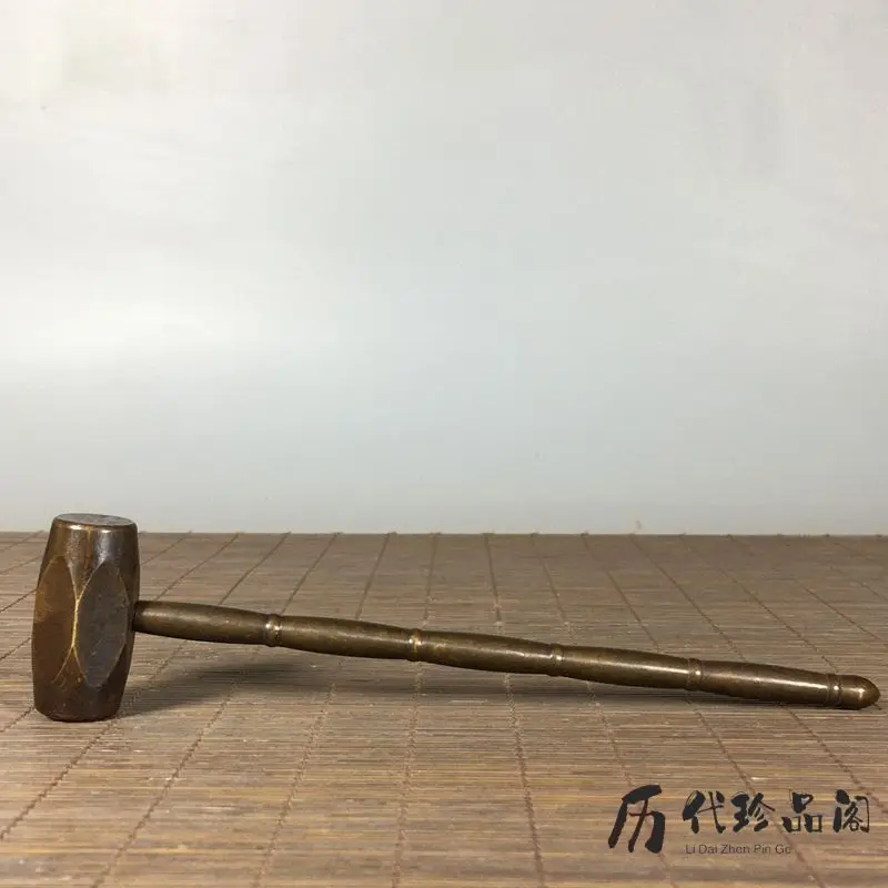 Bronze solid hammer ornament, bronze ware, one-shot finality, lucky and treasure home furnishing