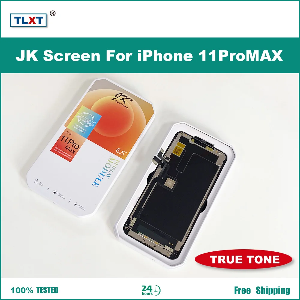 JK LCD Display Touch Screen Digitizer Assembly No Dead Pixel Replacement Parts Incell Screen For iPhone X XR Xs Max 11 12 12Pro