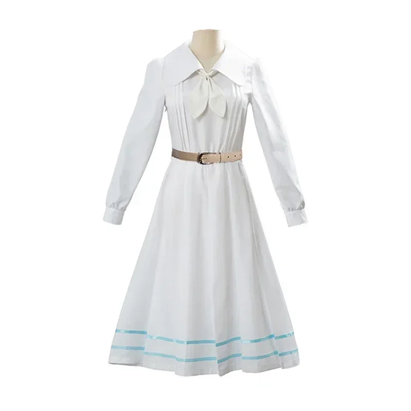 Anime Beastar Costume Cosplay Haru Travestimento Abito bianco per donna Simpatico coniglio Lolita Set Uniforme per ragazze Carnevale di Halloween