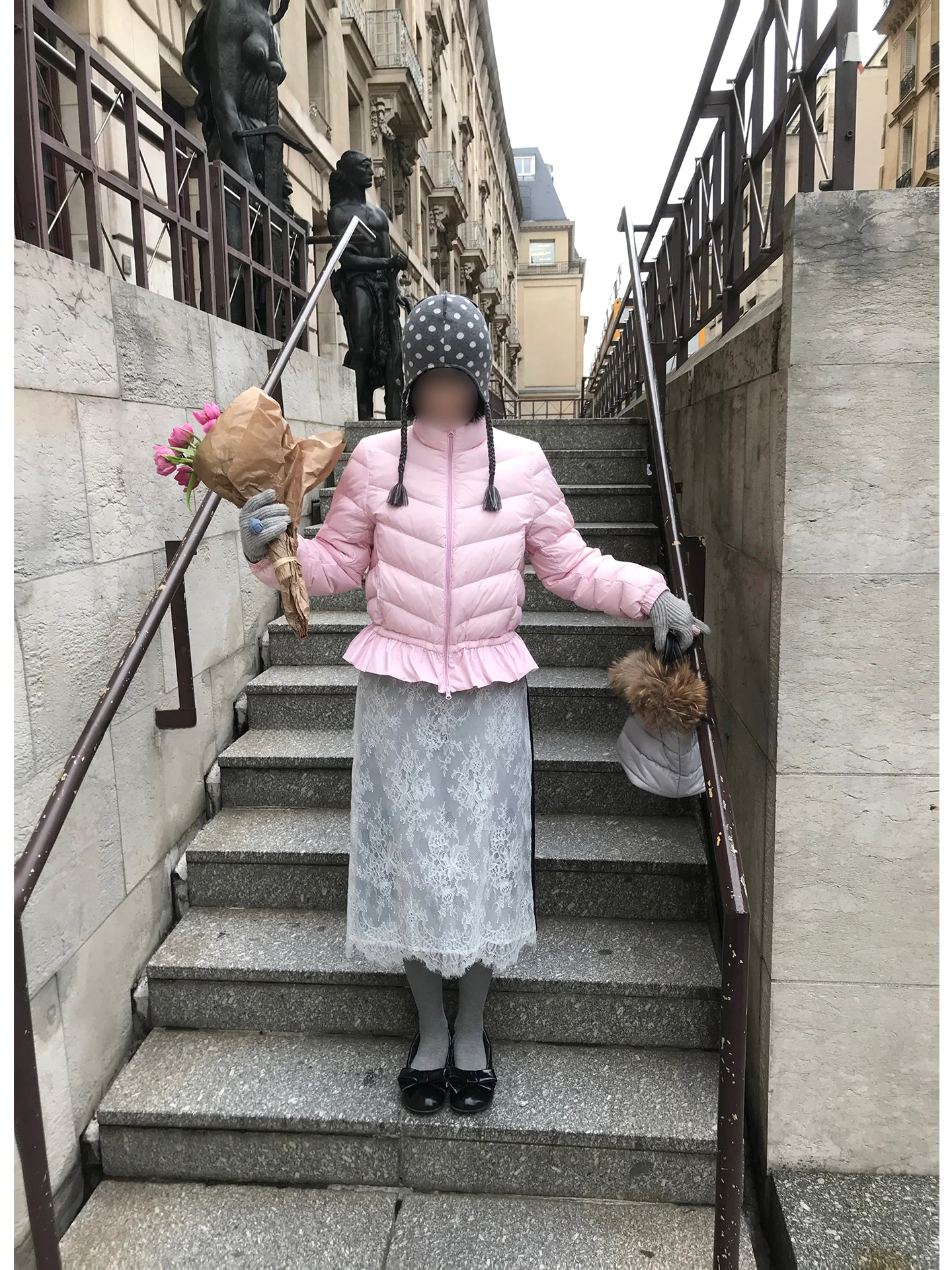 

MONA 90 White Du down Vest ort Women's Jaet Casual Sle Winter Warm Faion Design Unique Small Size Fem Coat