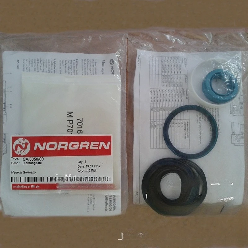 

NORGREN Cylinder Repair Parts QA/8050/00 QM/1026/00 QM/9125/00