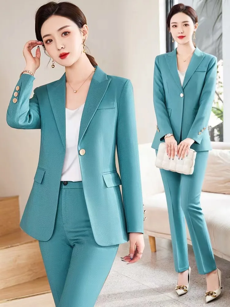 

Business Suit Suit Female Executive Business Style Formal Wear Sales Department 4S Hotel Sales Manager Work Clothes Female