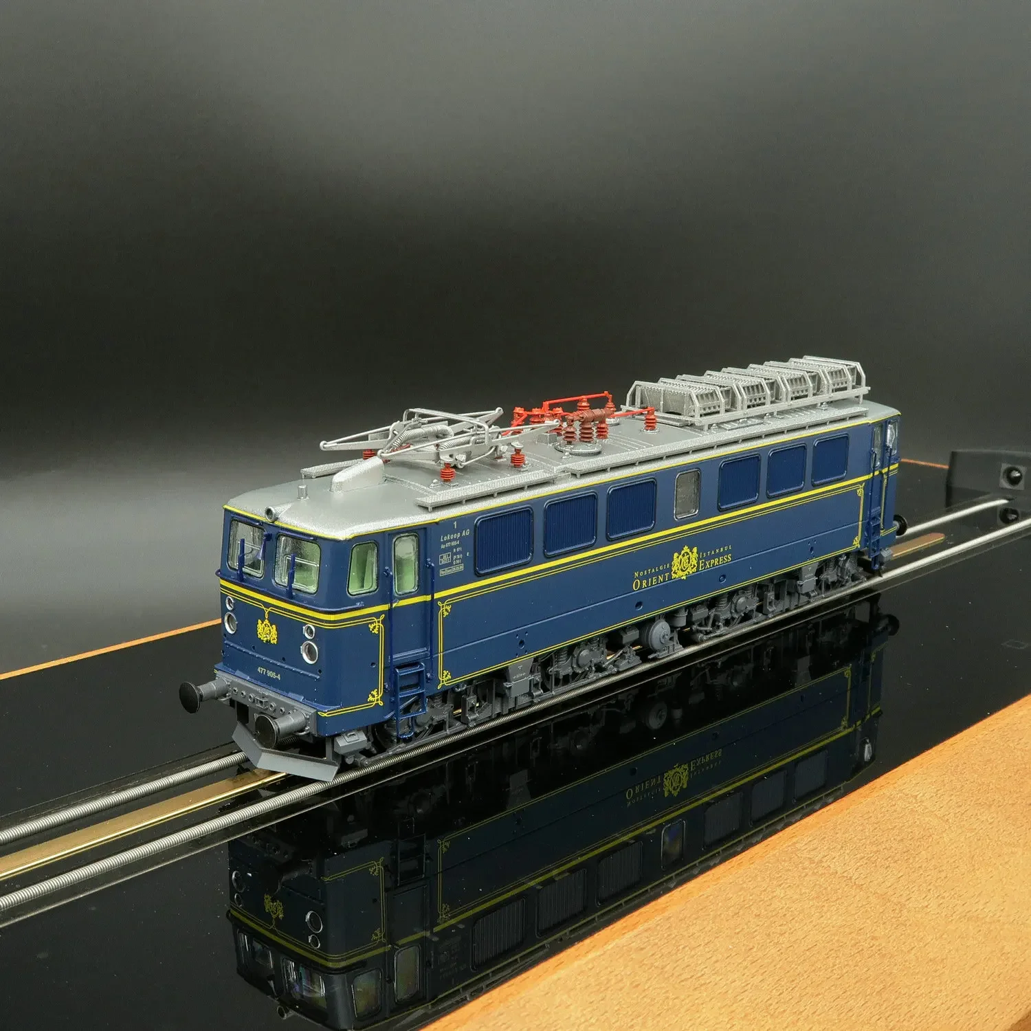 BRAWA Train Model HO Type 1/87 AE477 Electric Locomotive Digital Sound Effect Orient Express Classic Rail Car