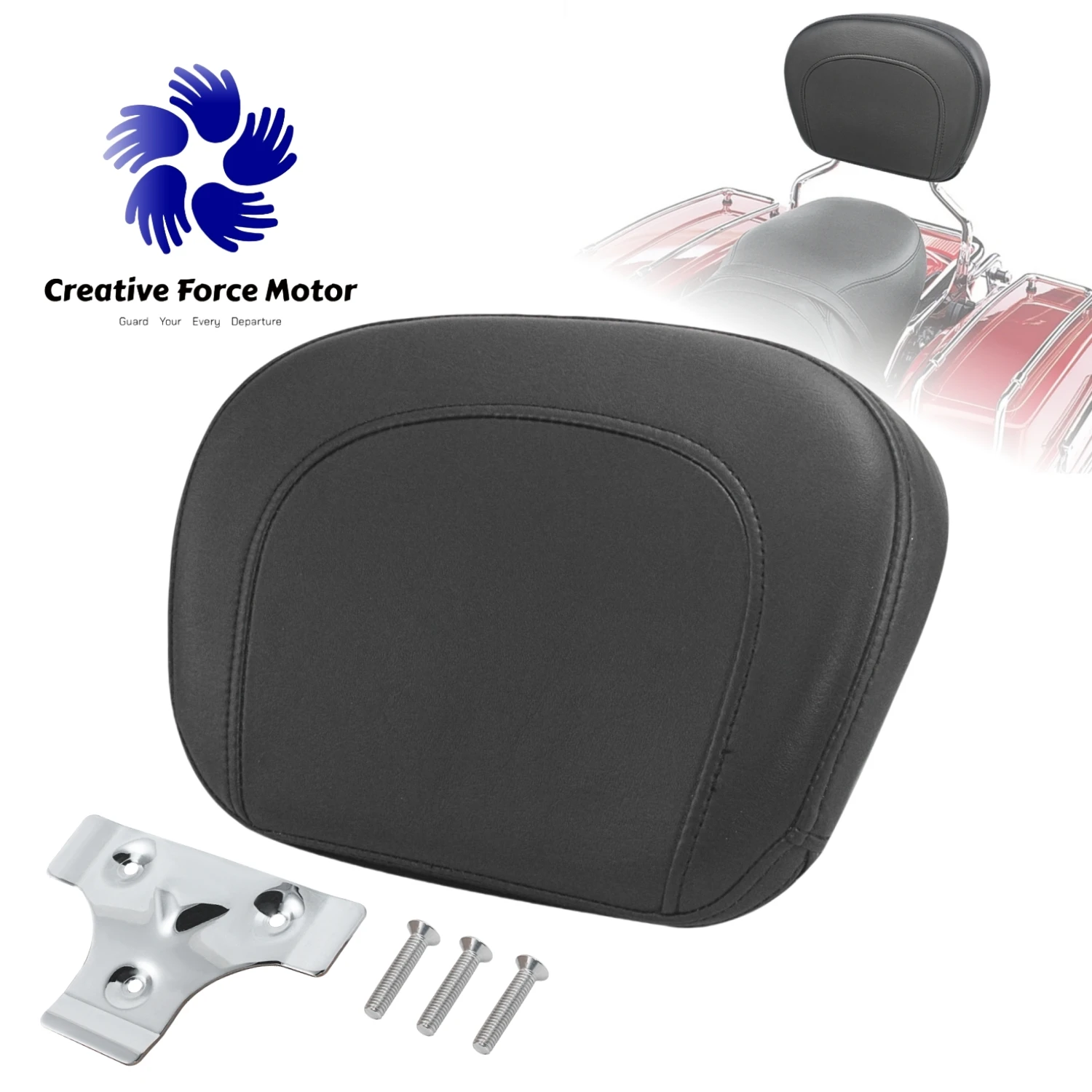 

Накладка на спинку заднего пассажира, съемные накладки на спинку мотоцикла для Harley Road King Softail Breakout Street Electra Glide FLRT