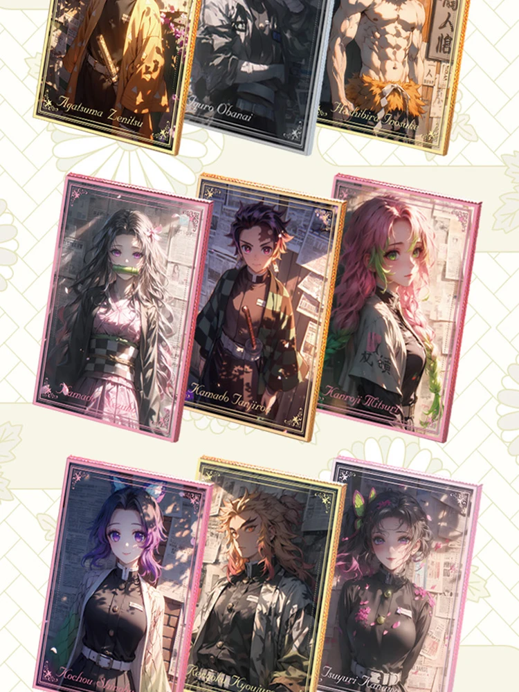 2520 Fanhua Demon Slayer tablice kolekcja Nezuko Shinobu japońskie anime Kimetsu Yaiba Booster Box Tcg karta zabawka hobby prezenty