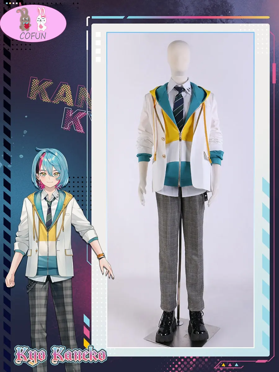 COFUN Vtuber Nijisanji EN ILUNA KYO KANEKO Cosplay Costume Halloween Outfits All Member Halloween Game Women Men