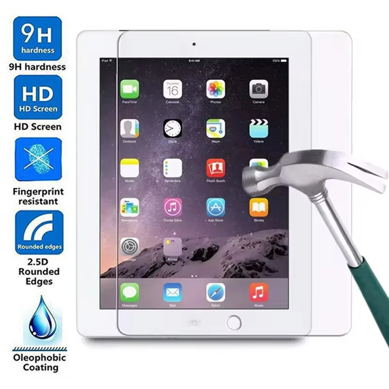 

9H Tempered Glass Screen Protector For IPad Pro 12.9 inch 6th 5th 4th 3th 2th 1th 2022 2021 2020 2018 2017 2015 Protective Film