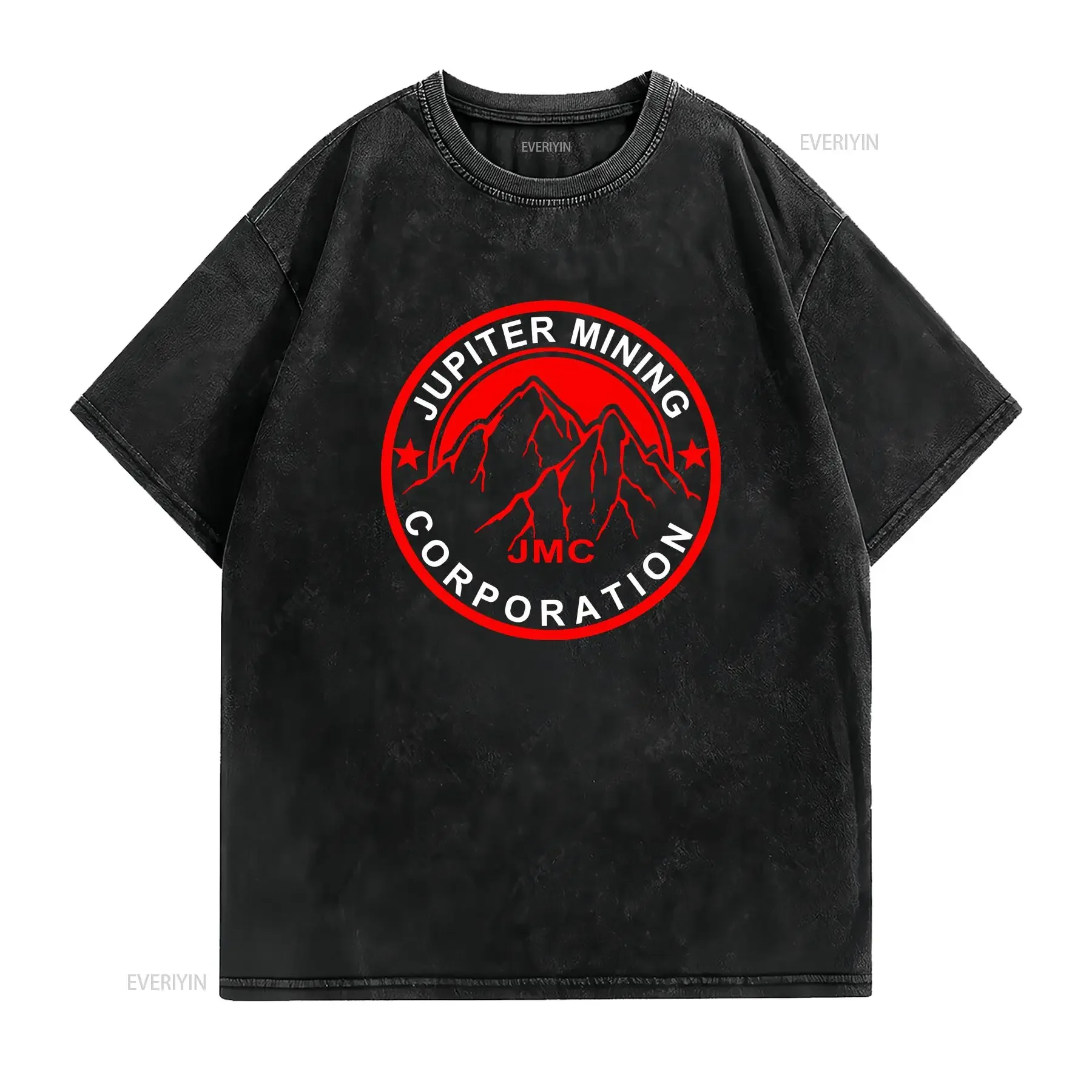 Jupiter Mining Corporation Funny Red Dwarf T Shirt TV Corp Show Men's vintage Washed fashion Soft designer clothes Comfortable