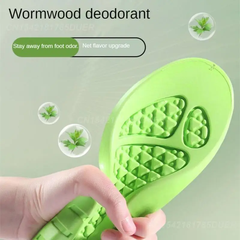 Thickening Wormwood Insole Stay Away From Foot Odor. Shoe Accessories Soft Bottom Sports Insole Soft Tough Feeling Insole/insole