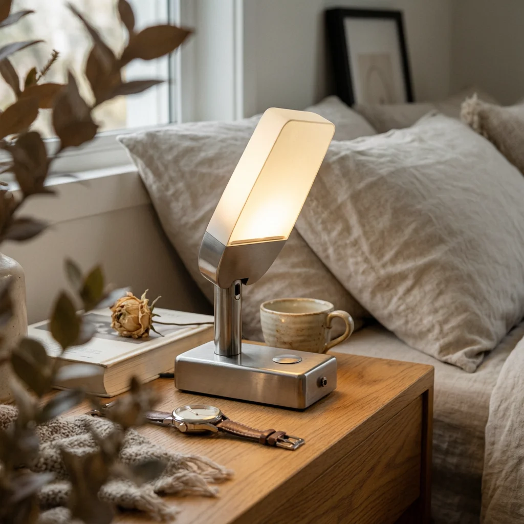 Adjustable LED Reading Lamp Chrome LED Reading Lamp Indoor Lighting High CRI Household Fixture Eye-Friendly for RV, Vehicle