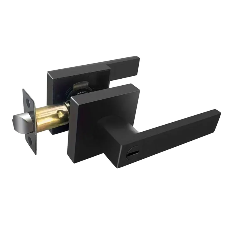 رافعة باب ABDJ، مقابض أبواب داخلية بدون مفتاح، أقفال رافعة باب الخصوصية لحمام غرفة النوم، مقابض الأبواب الحديثة