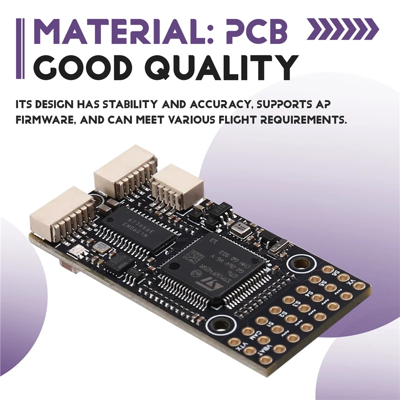 ABZZ-F4WSE MK1.5 비행 컨트롤러 고정 날개 2-6S 온보드 BEC 지원 RC FPV Air용 아날로그/디지털 VTX Ardupilot/INAV 펌웨어