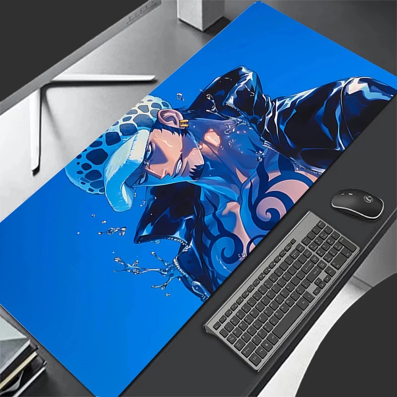 

Mouse Pad one Piece Trafalgar Law Gaming Large Dywan Gamer Keyboard Desk Mat Table Carpet Mousepad XXL 900x400 For Computer