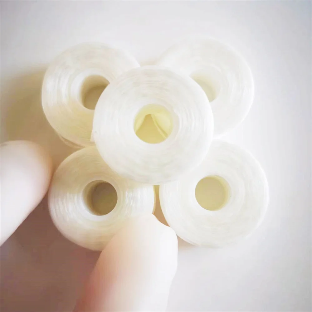 10 Rolls Tanden Bleken Mondhygiëne Tanden Reinigen Tandzijde Spool Wax Mint Tandenstoker Flosser Tanden Bleken 50 m