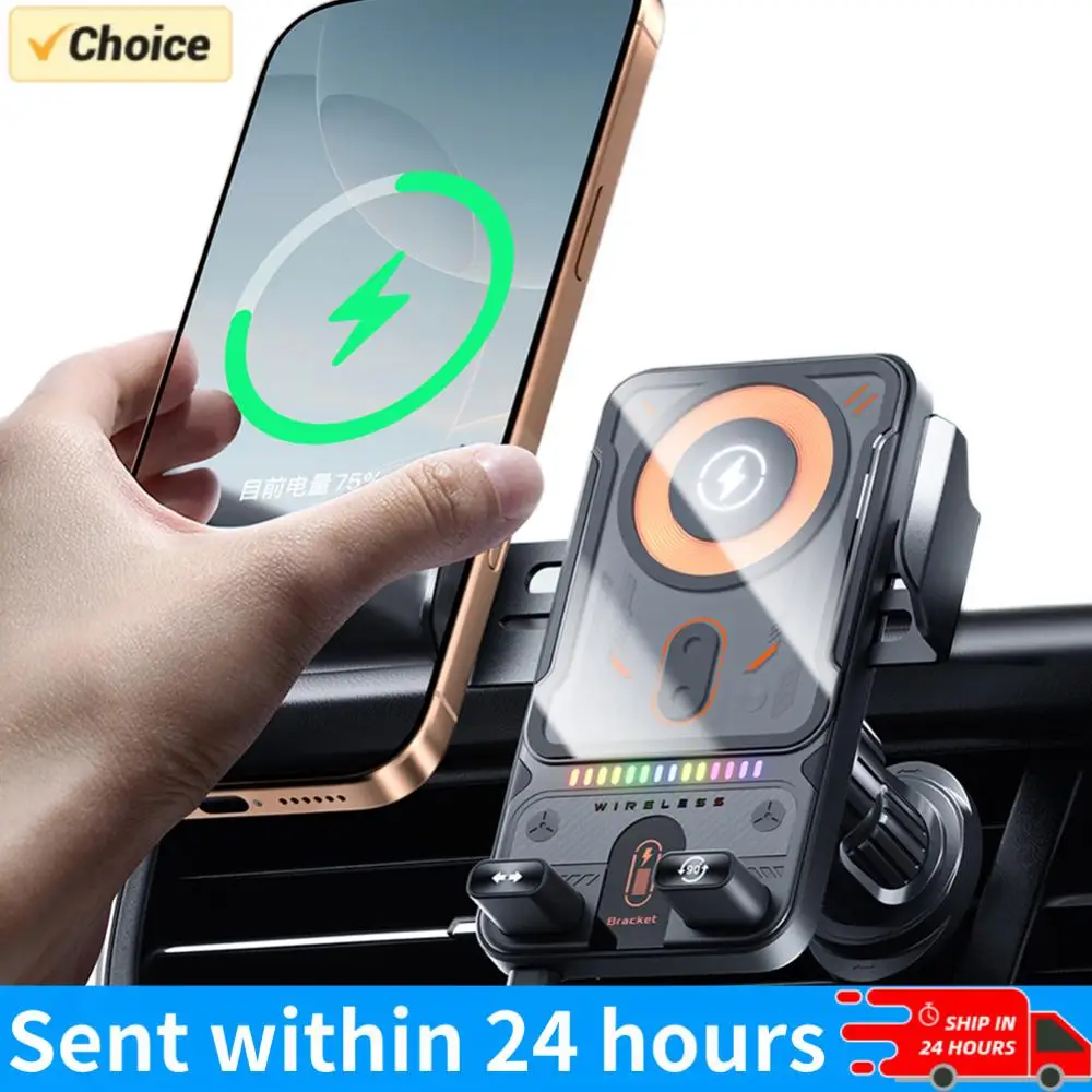 

Car Wireless Charger Car Phone Mount Air Vent Cell Phone Holder Auto Clamping Car Accessories