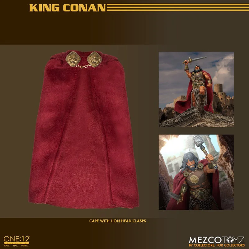 100% oryginalny Mezco TOYZ 1/12 KING CONAN w magazynie Anime kolekcja figurek zabawki modele