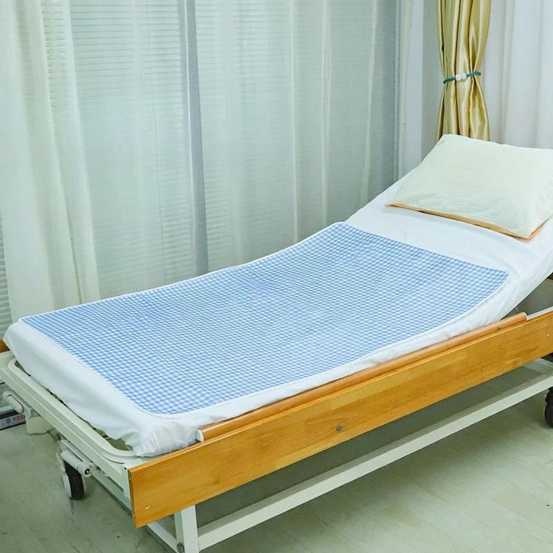 Summer Washable Diaper Mat Ice Silk Cooling Mat Paralyzed Elderly Waterproof Mattress Ice Silk Cooling Mat Diaper Summer