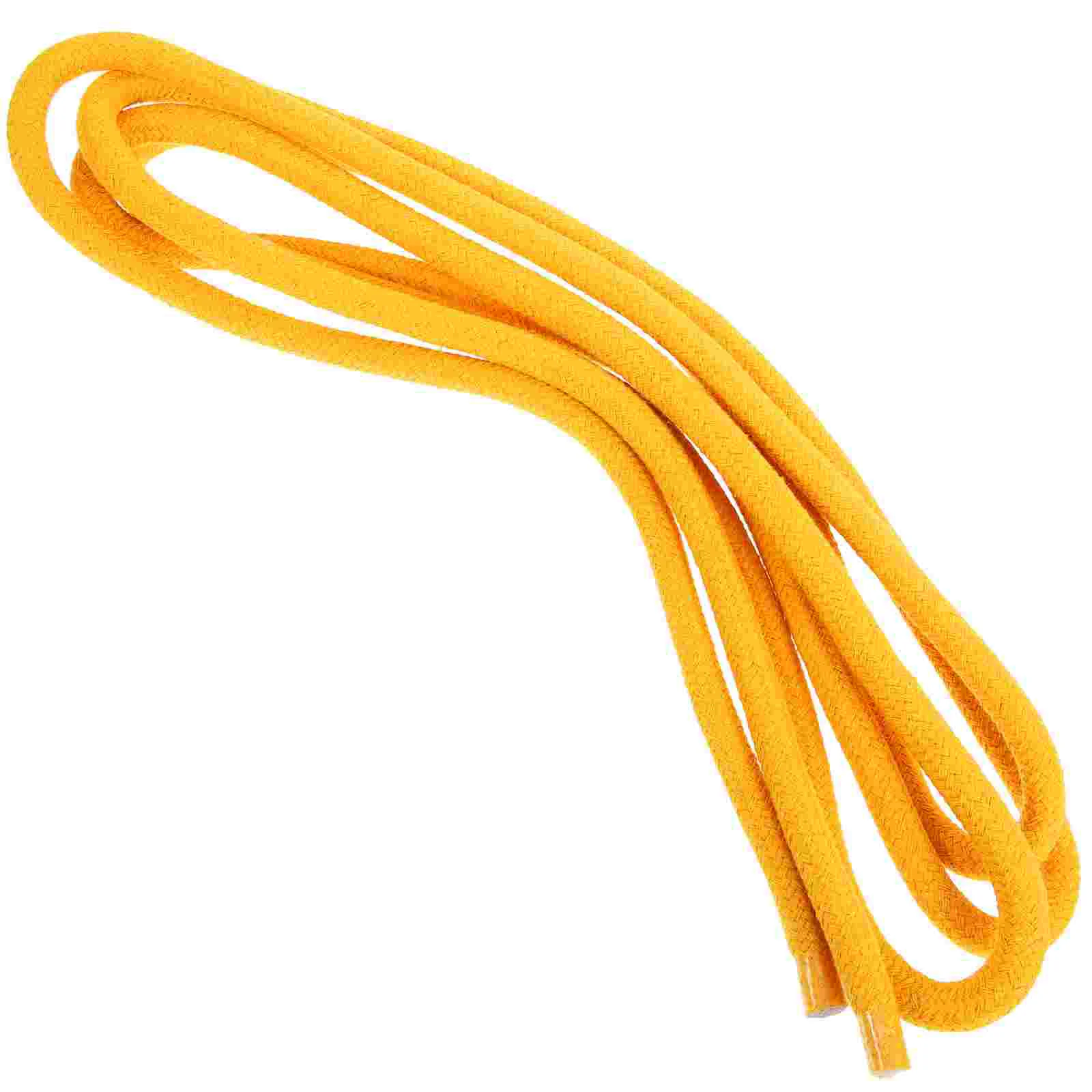 Gra w przeciąganie sznura z bawełny, żółta, zabawka na zewnątrz, akcesorium sportowe na imprezę, ręcznie robiony sznurek, sznur dekoracyjny