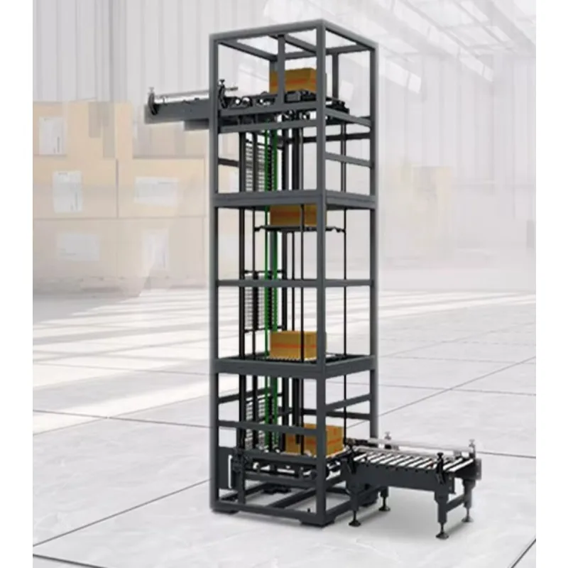 EXW Automatic Hydraulic Vertical Reciprocating Conveyor Pallet Transfer System For Heavy Duty Industrial Production Line