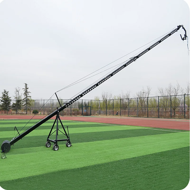 Factory Supply Professional Broadcast 12 Meters 3-Axis Motorized Dutch Head Video Camera Jib Crane For Sale