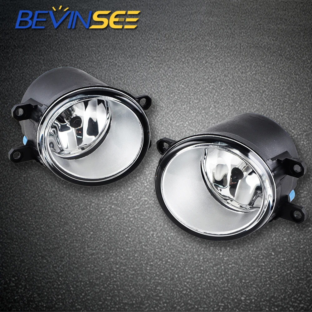 BEVINSEE Driver and Passenger Sides Fog Light Lamps with H11 Bulbs For Toyota Lexus Scion High Penetration Rate