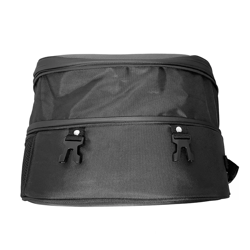 

A05U-Durable Motorcycle Back Seat Storage Bag, 30L Helmet-Luggage Expandable Backpack For Travel
