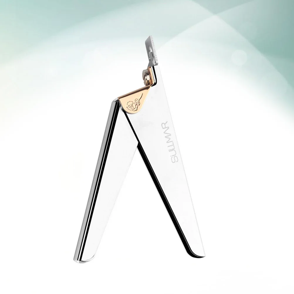 U-förmiger Nagelknipser aus Edelstahl, professionelles Maniküre-Werkzeug für natürliche künstliche Acrylnägel, Pediküre-Schneider, Trimmer