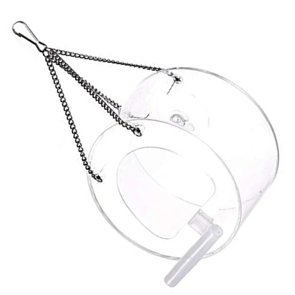 

Clear Window Acrylic Feeder Durable Hanging Design Easy Clean Safe Material Outdoor Houses for Viewing for Outdoors