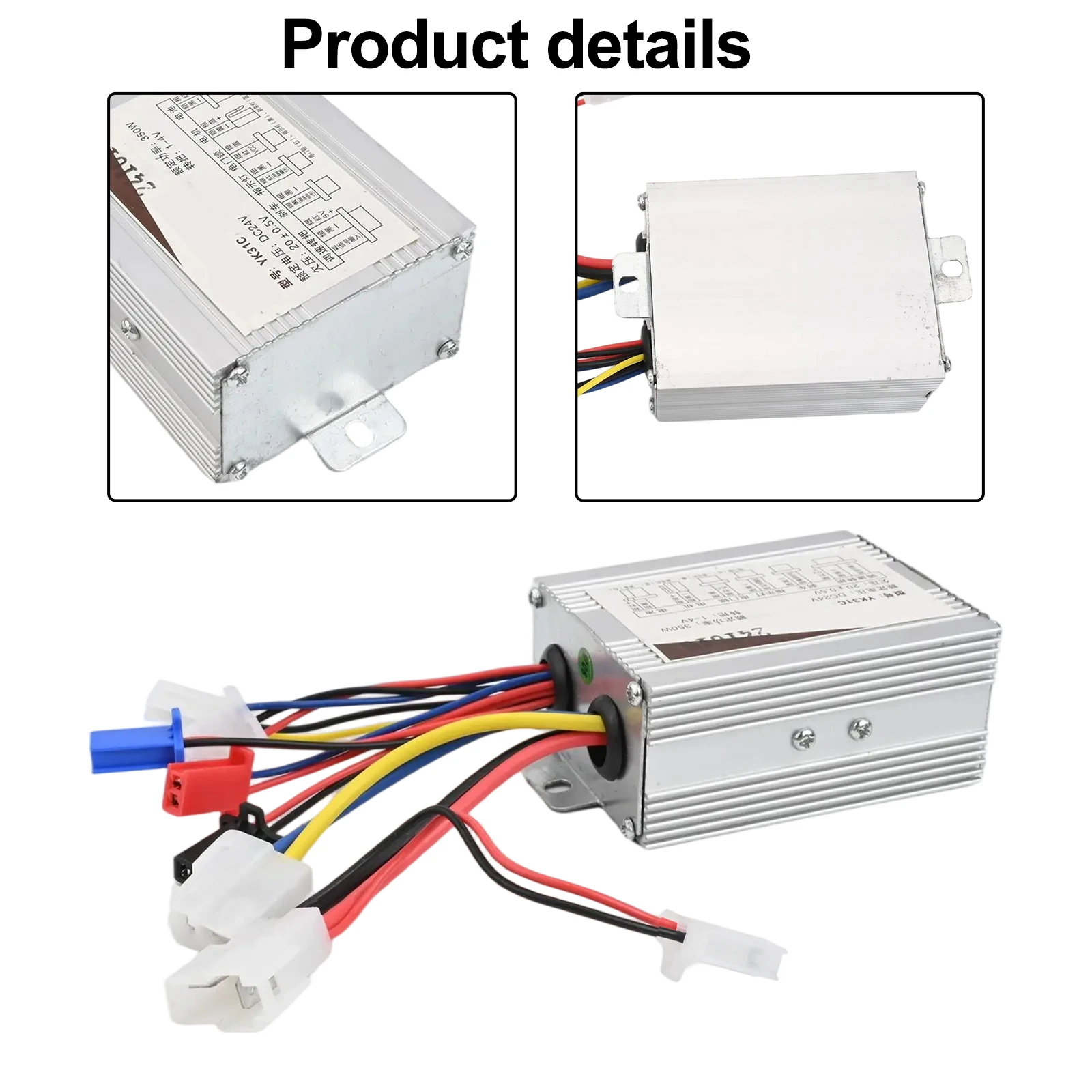24V Motor Controller for e-bike Controller Low Voltage Protection Daily Commuting Accessory High Performance Controller
