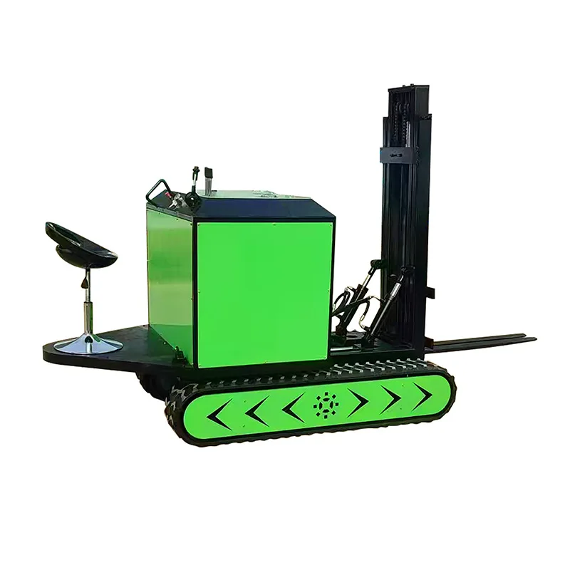 Transport loading and unloading crawler trucks, all-terrain lift stackers, retractable forklift trucks