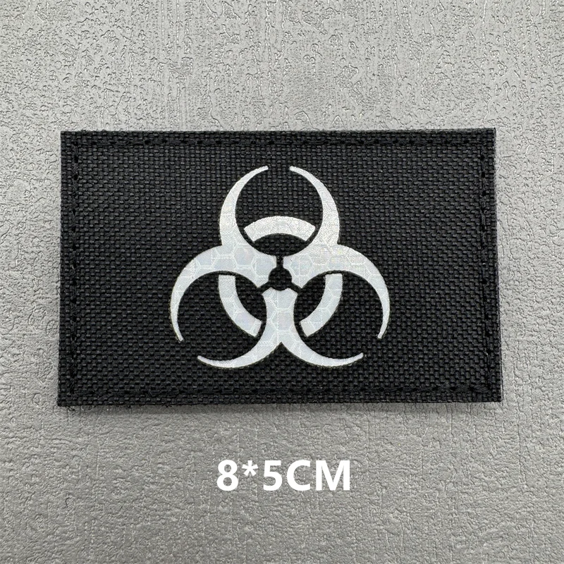 3D Taktische Patches IR Reflektierende Abzeichen auf Rucksack Weste Kleidung DIY Moral Taktische Abzeichen Haken & Schleife Laser Cut liefert
